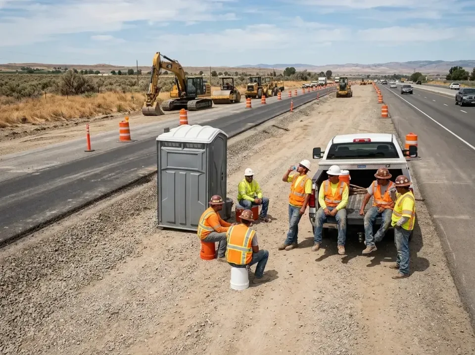 highway-road-construction-crew-007 — frequently asked questions, Porta Potty and Restroom Rentals in King Arthur Park, MT